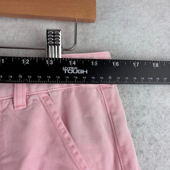 Guess Bowie Cargo Chino Jogger Pant Women 29 Pink Pockets Zipper Leg Tencel Soft - Picture 9 of 16